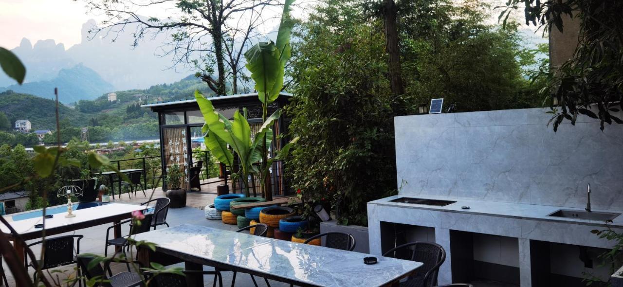 Tujia Folk Houses Čang-ťia-ťie Exteriér fotografie